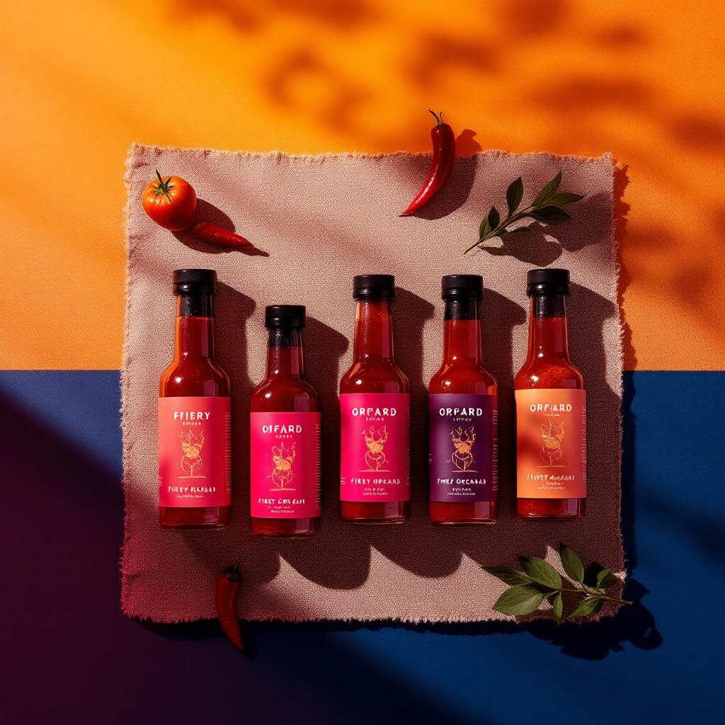 Fiery Orchard Gift Set — Explore bold flavors with the Fiery Orchard Gift Set, featuring three unique sma