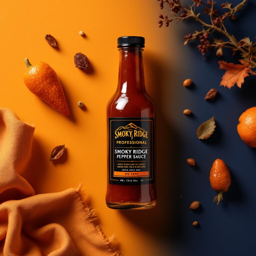 Smoky Ridge Pepper Sauce — Handcrafted smoky jalapeño sauce for culinary enthusiasts, perfect for marinades