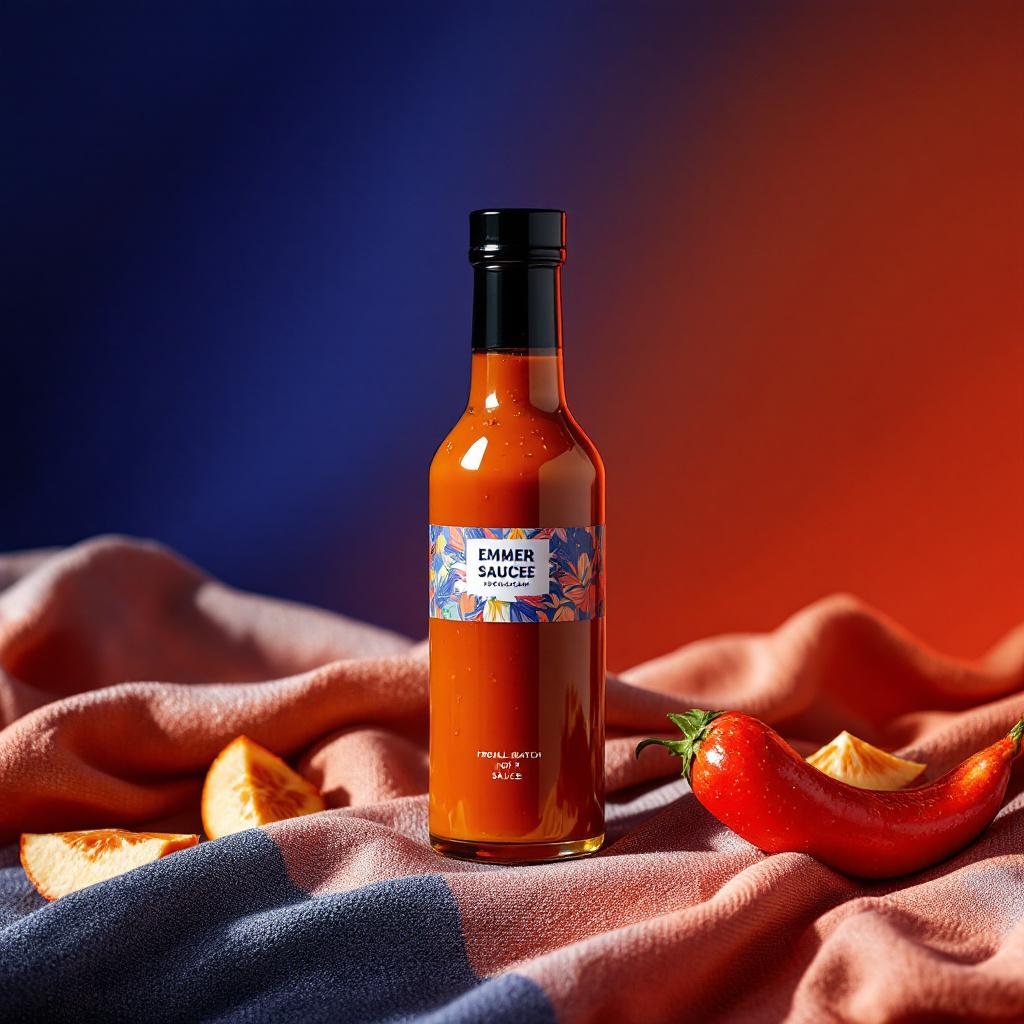 Tropical Ember Fusion — A limited edition hot sauce blending roasted mango, smoky chipotle, and lime zes